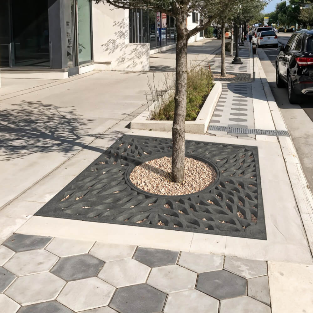 Приствольная решетка для дерева ZKING CRUST 2х2м Черная в Вологде фото