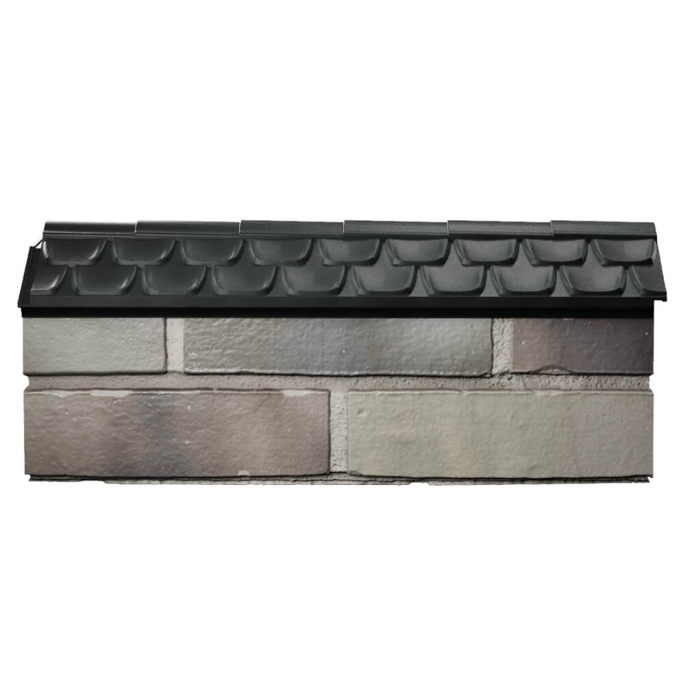 Парапет Zking Эльбрус Черный с посадкой на 0.5 кирпича (130мм) в Вологде фото